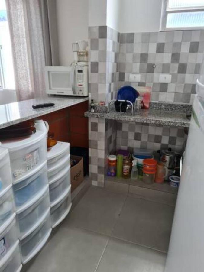 Kitnet Praia Grande Ocian 50 M Da Praia Ngoại thất bức ảnh